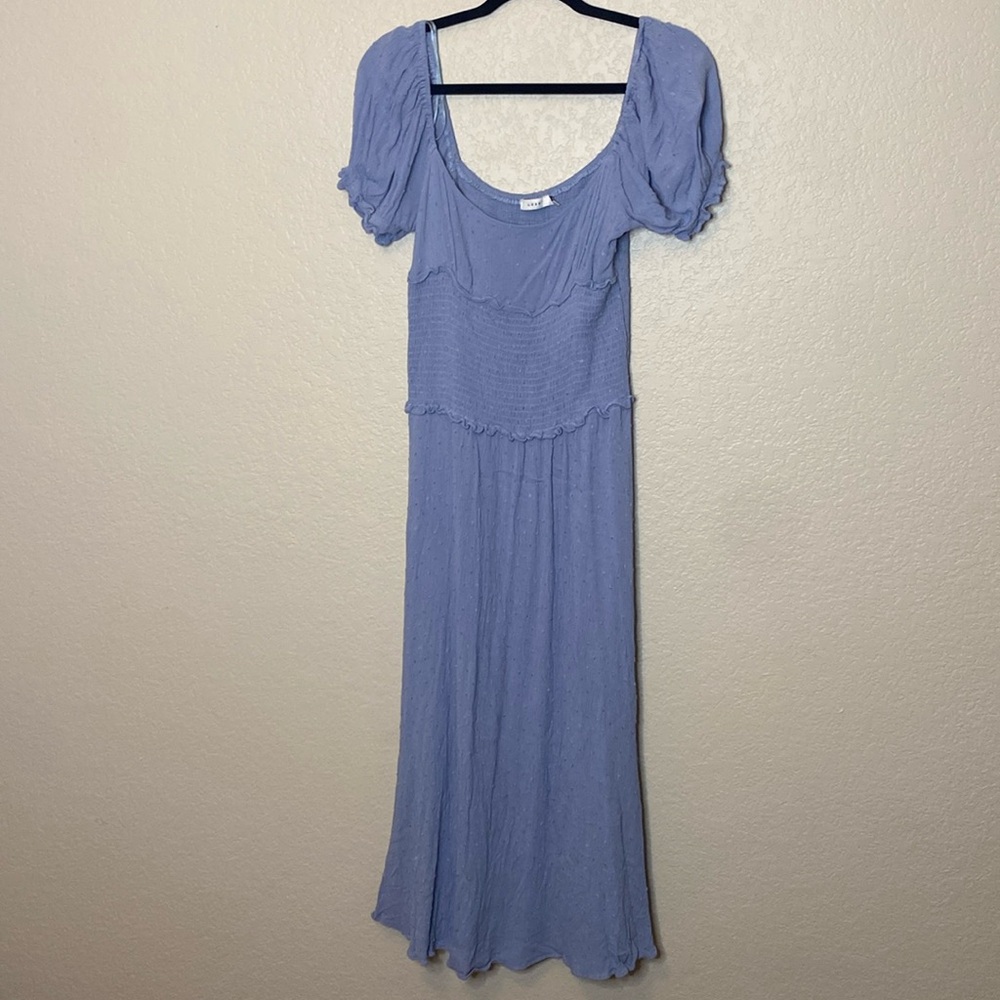 Lush Knit Blue Dress
